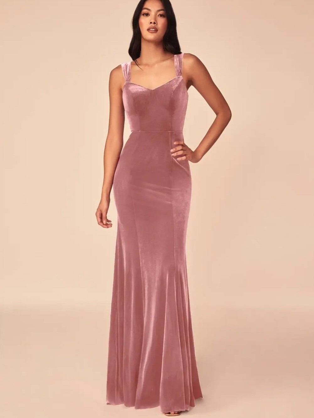 Azazie Lanessa Velvet Dress